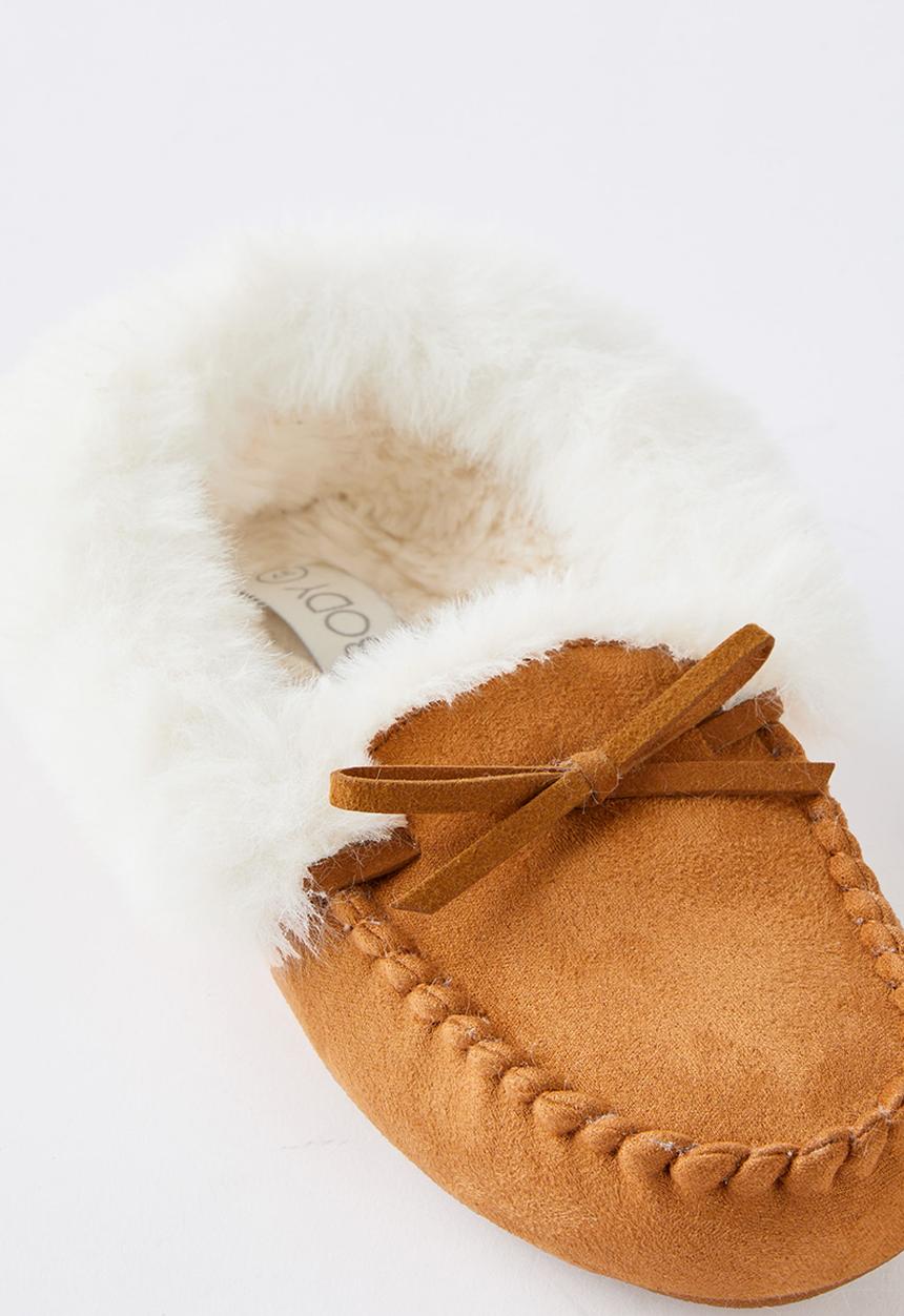 Cotton On - Moccasin Slipper - Maple Syrup