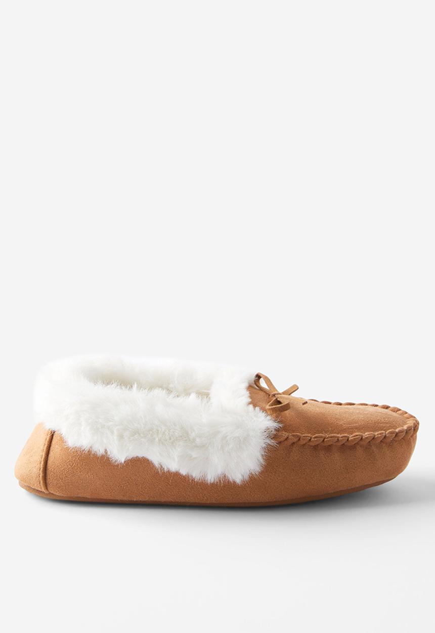 Cotton On - Moccasin Slipper - Maple Syrup