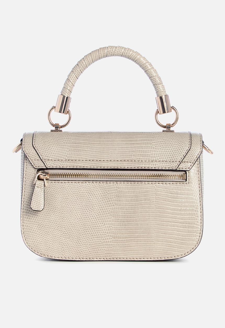 GUESS - Orlina top handle flap - taupe