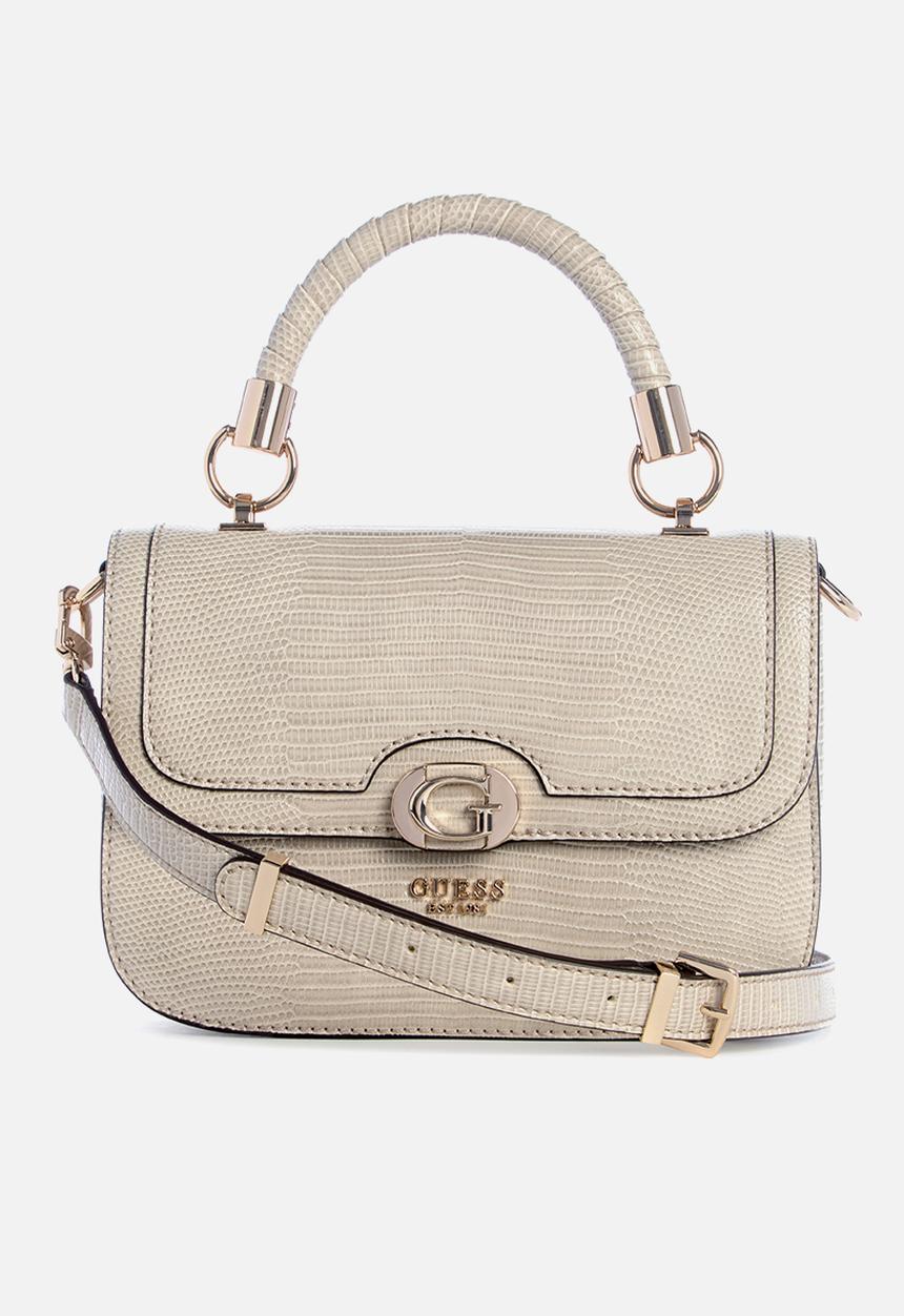 GUESS - Orlina top handle flap - taupe