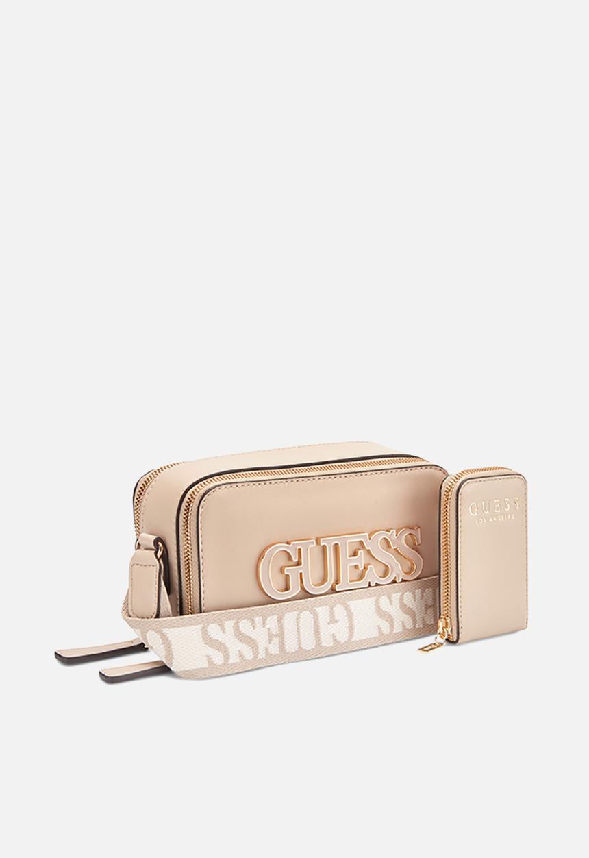 GUESS - Mackendra mini crossbody - beige