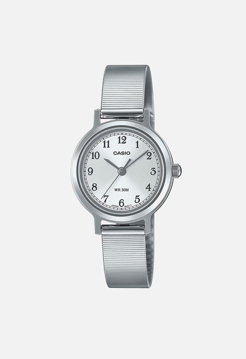 Casio - Wrist watches analogue - silver