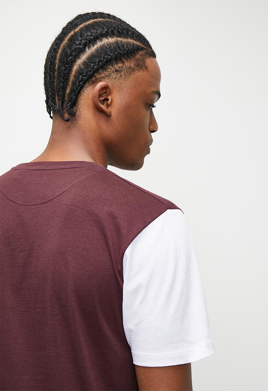 Brave Soul - T-Shirts - Burgundy