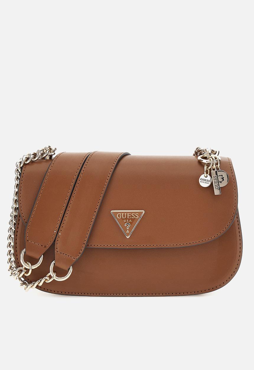 GUESS - Daryna convertible crossbody flap - cognac