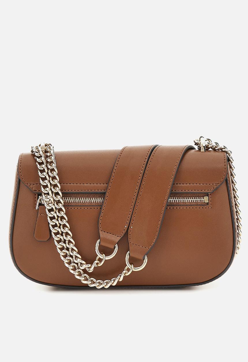 GUESS - Daryna convertible crossbody flap - cognac