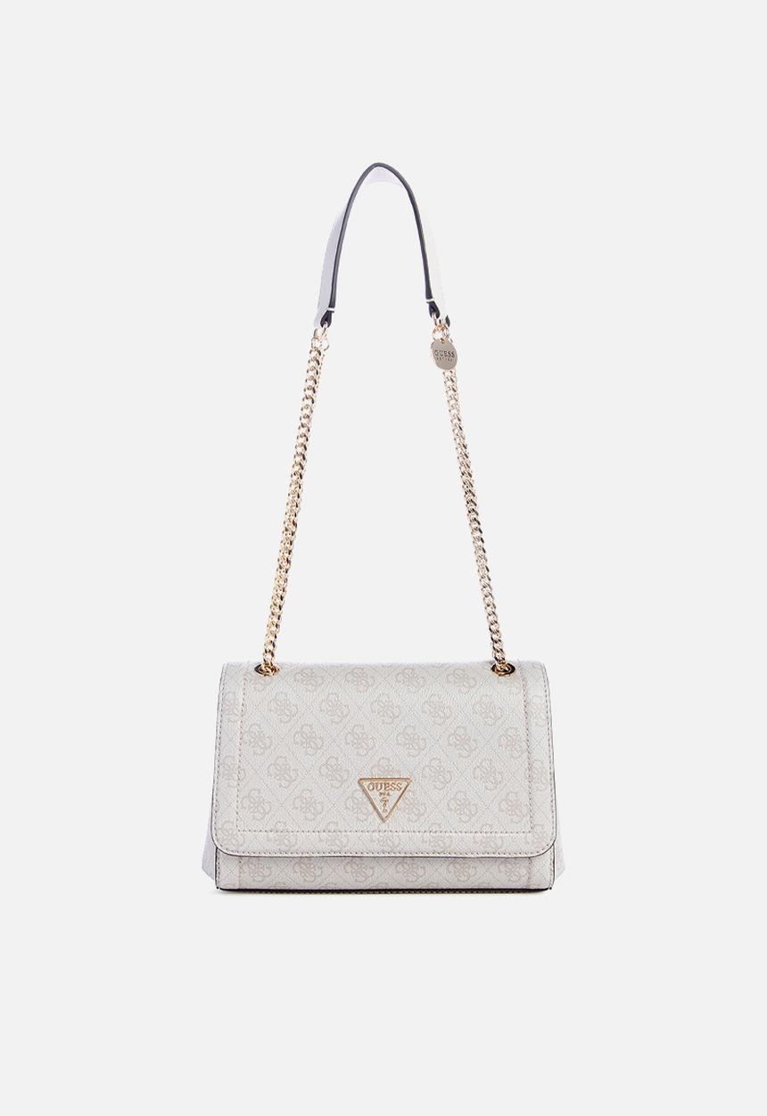 GUESS - Noelle convertible crossbody flap - dove