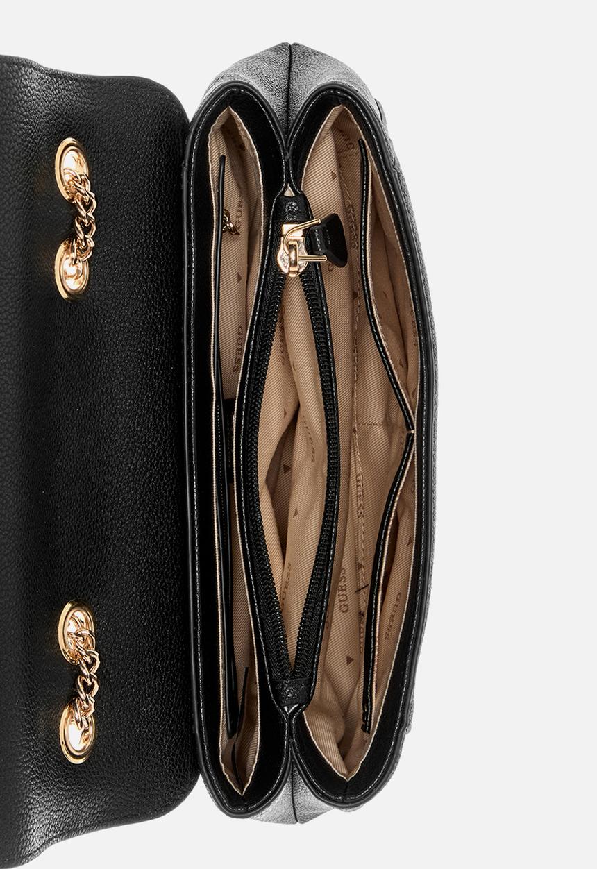 GUESS - Silvye crossbody flap - black