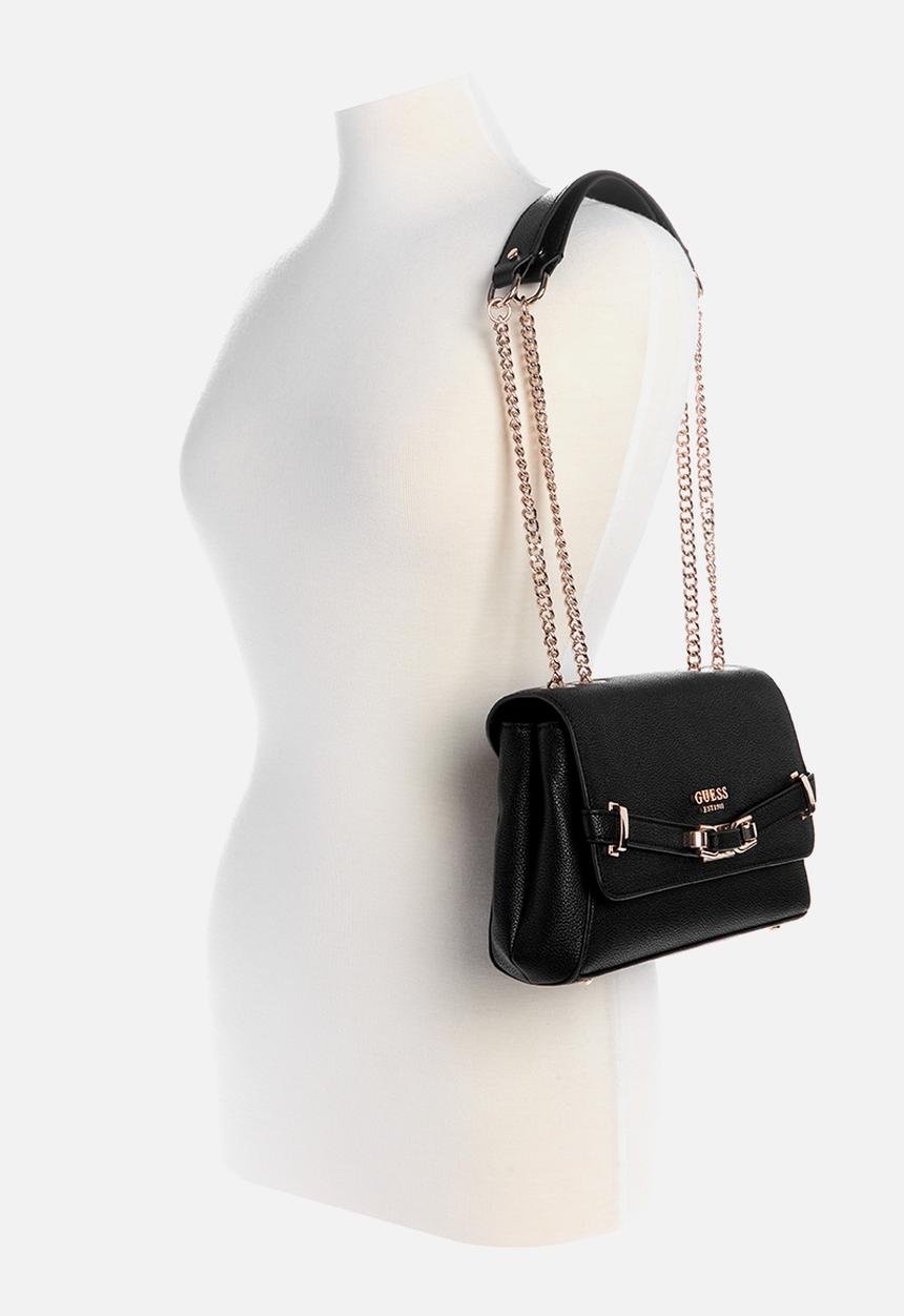 GUESS - Silvye crossbody flap - black