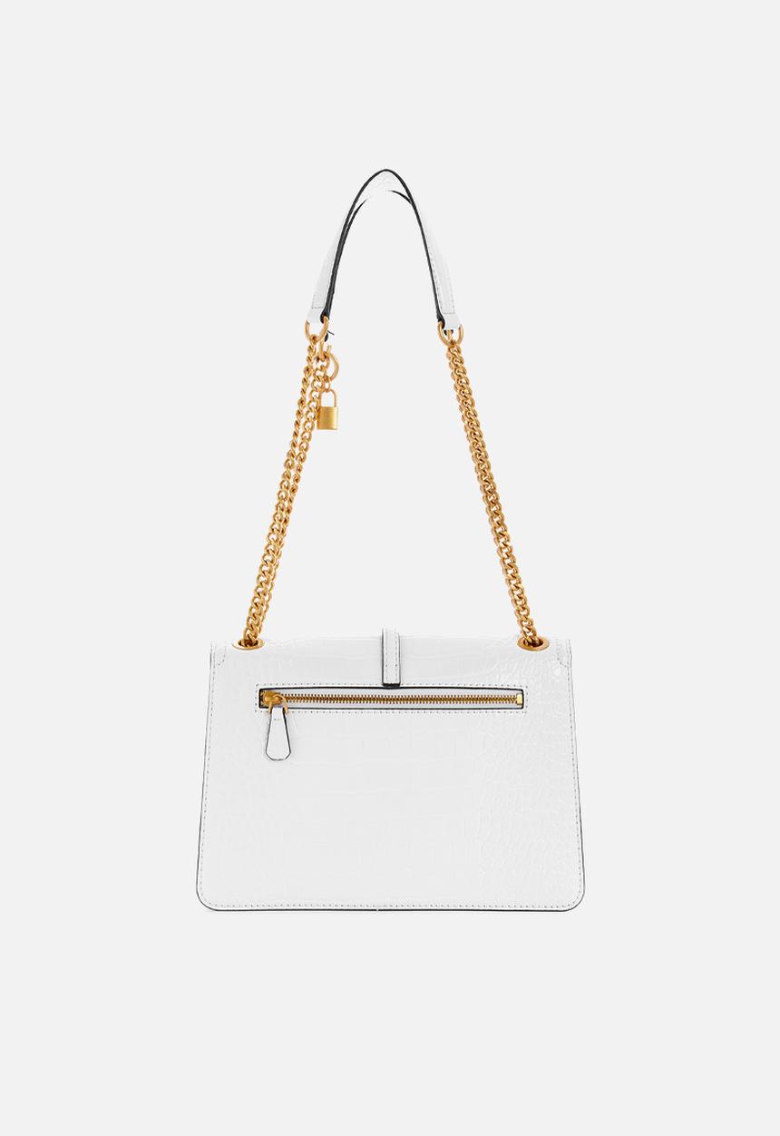 GUESS - G James crossbody flap - white