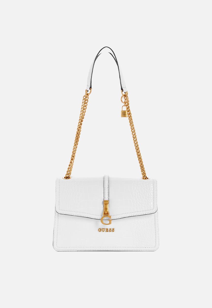 GUESS - G James crossbody flap - white