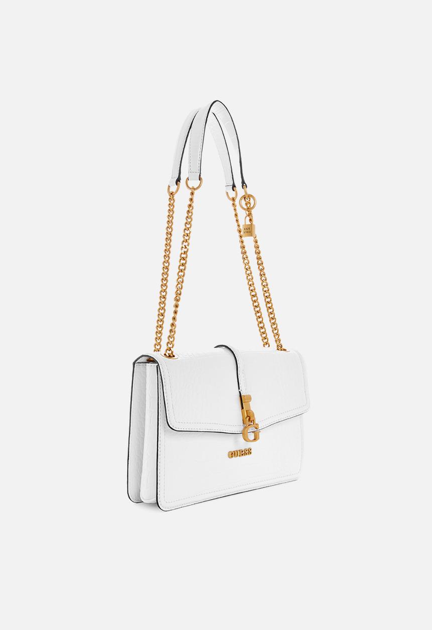 GUESS - G James crossbody flap - white