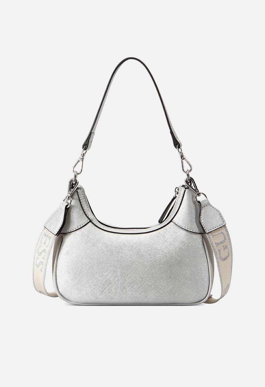 GUESS - Berkton mini top zip - silver