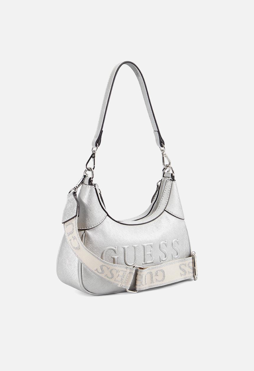 GUESS - Berkton mini top zip - silver