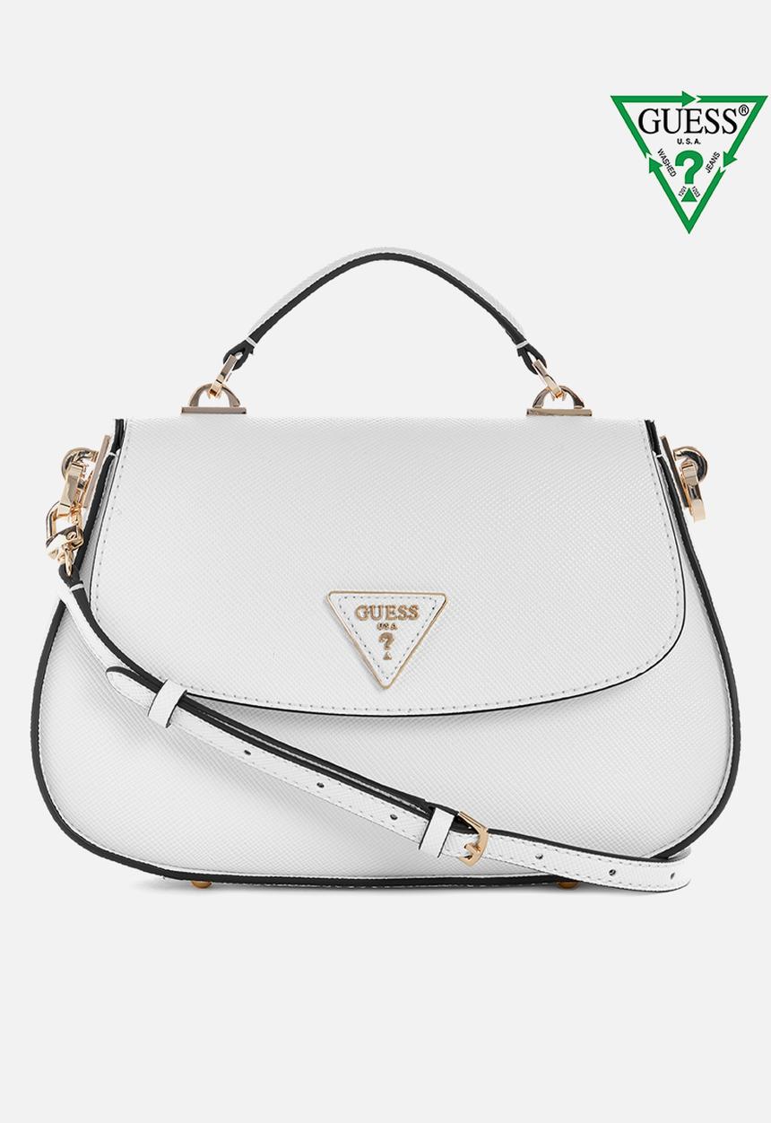 GUESS - Eco Jazlynn top handle - white