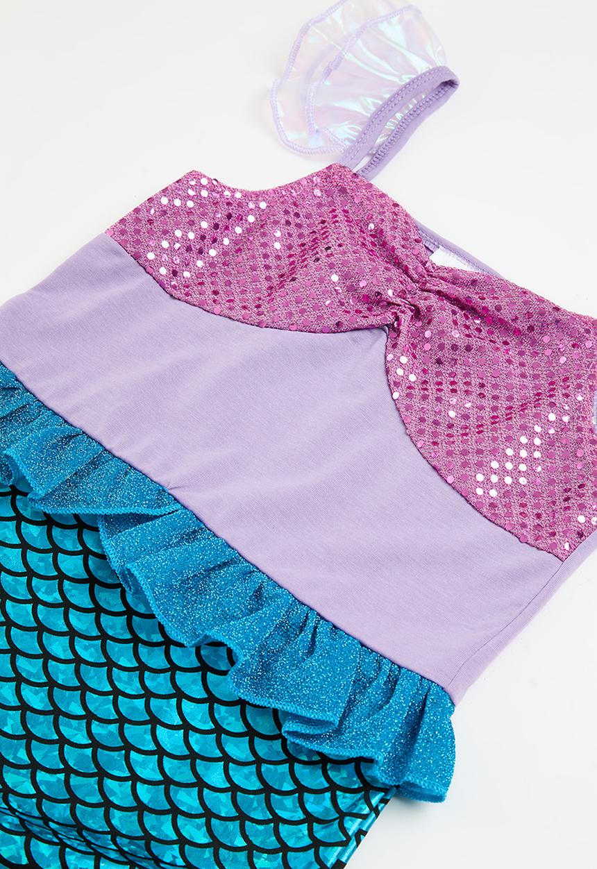Pop Candy - Novelty mermaid dress - purple & blue 
