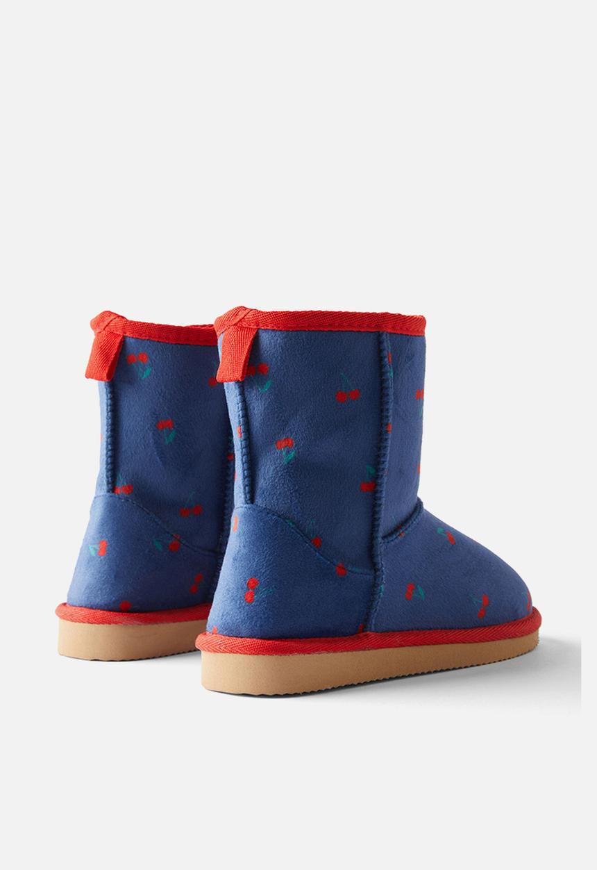 Cotton On - Kids home boot - squid ink/cherries