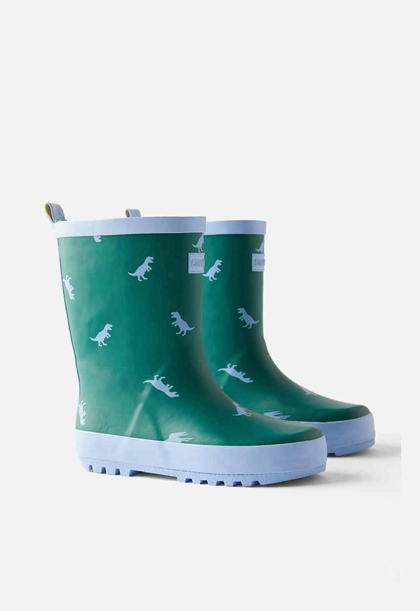 Cotton On - Kids rainboot - dino/dawn blue