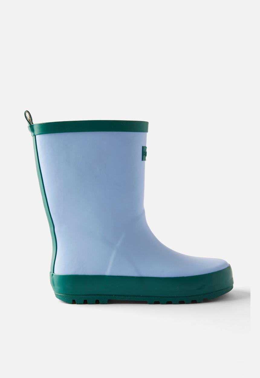 Cotton On - Kids rainboot - dawn blue/moss green