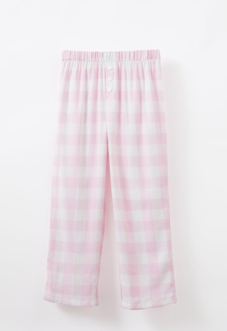 Cotton On - Billie long sleeve pyjama set - fairy pink/ gingham
