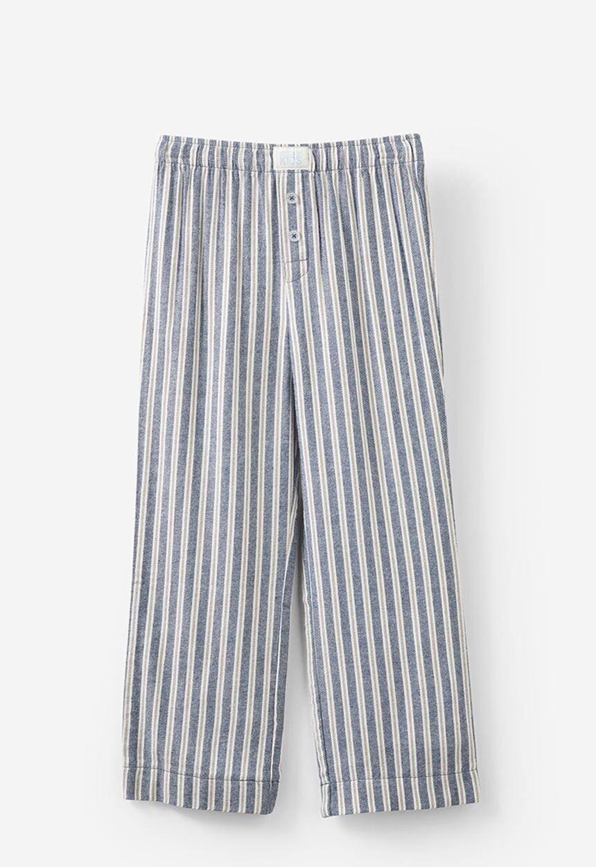 Cotton On - Leo long sleeve pyjama set - dark vanilla/stripe