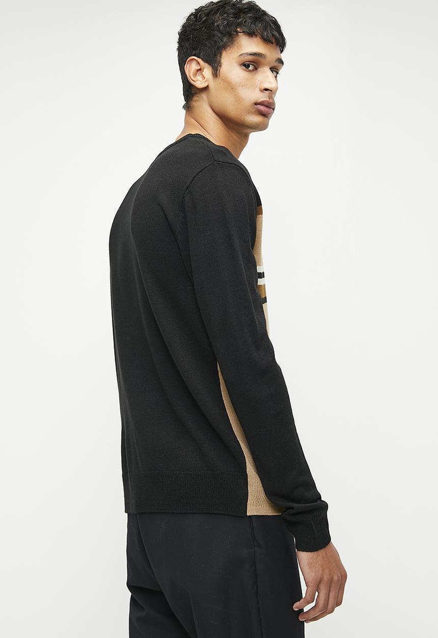 Pierre Cardin - Marc Striped Knitwear - Black
