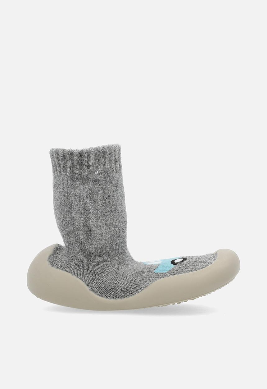 Pop Candy - Sock boot - grey/blue car