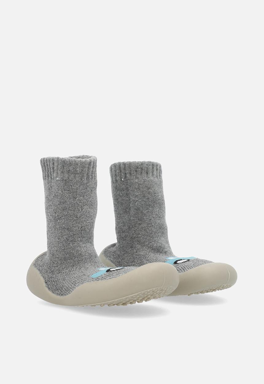 Pop Candy - Sock boot - grey/blue car