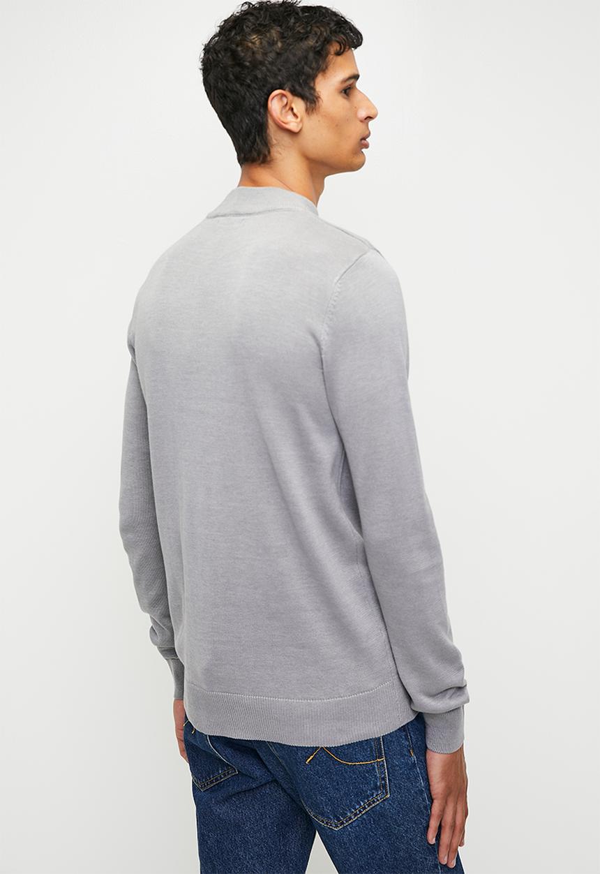 Brave Soul - Knitwear - Silver Grey Marl