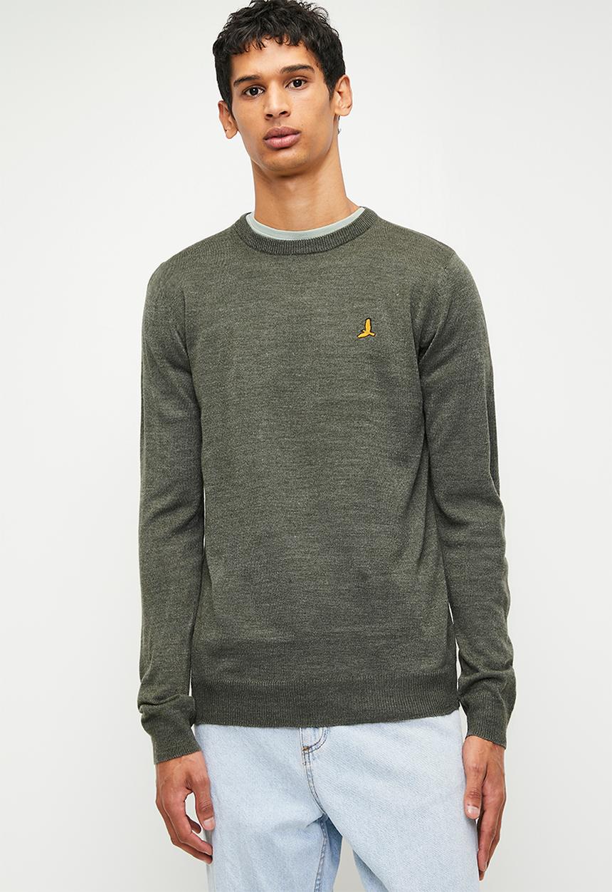 Brave Soul - Knitwear - Khaki Marl