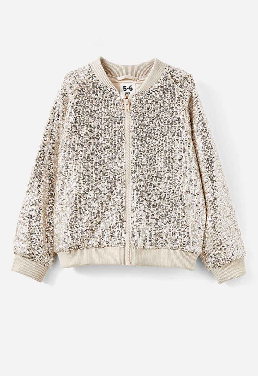 Cotton On - Kylie bomber jacket - gold/sparkle