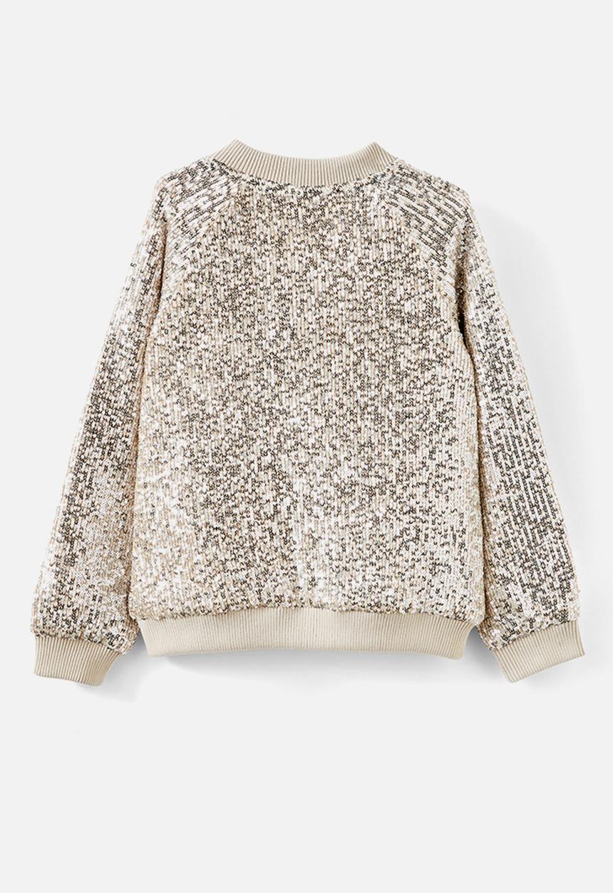 Cotton On - Kylie bomber jacket - gold/sparkle