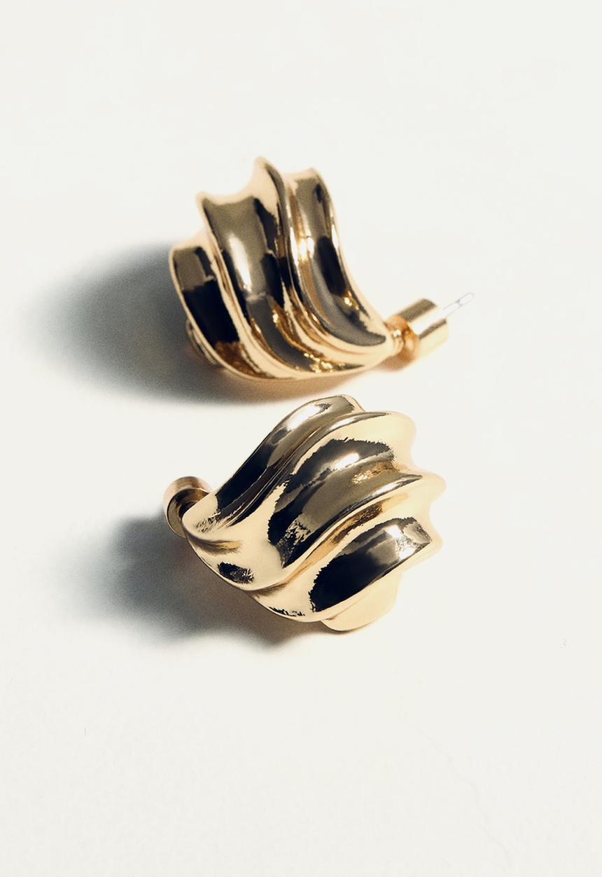 MANGO - Earrings fabi - gold