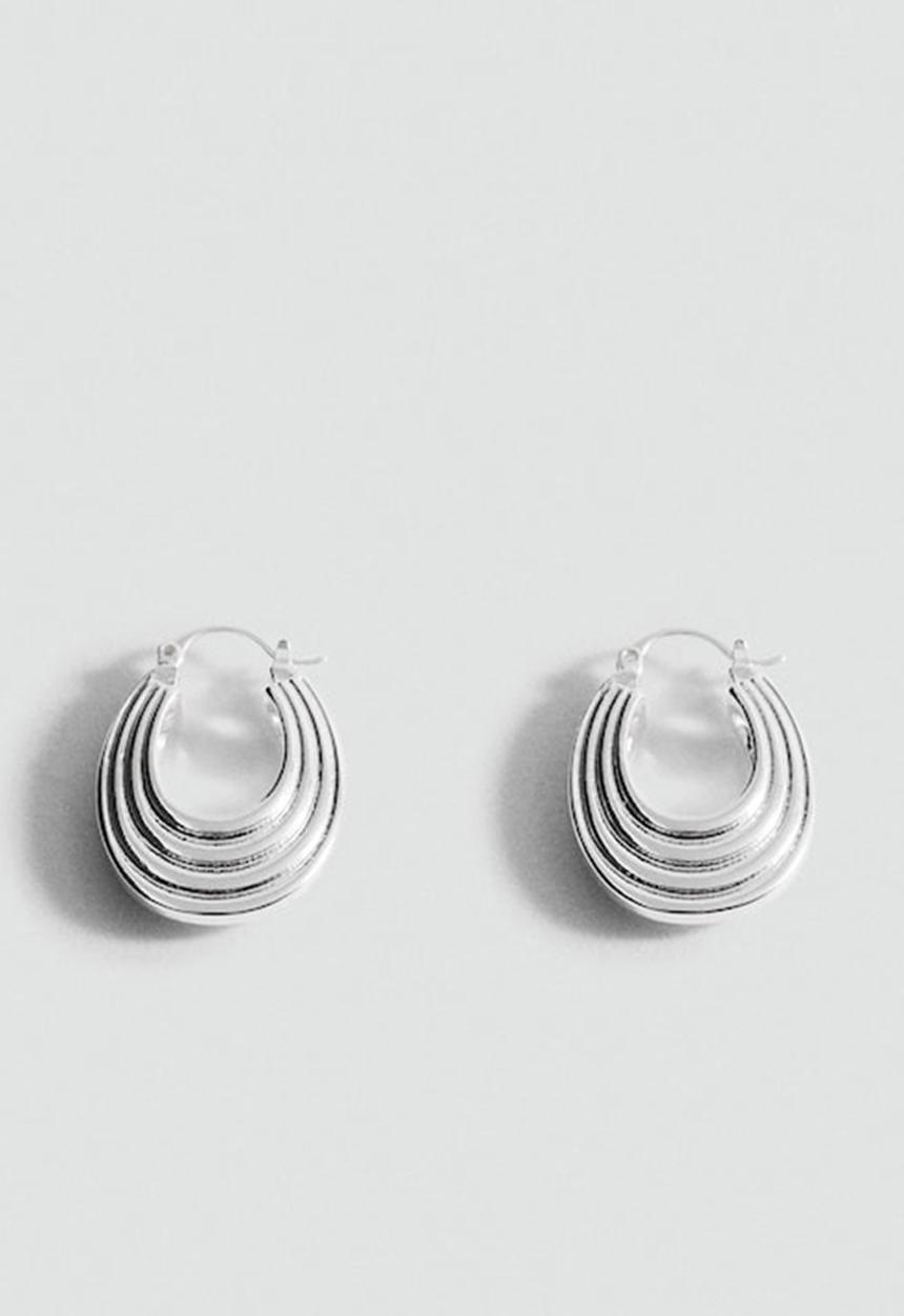 MANGO - Earrings fabiana - silver
