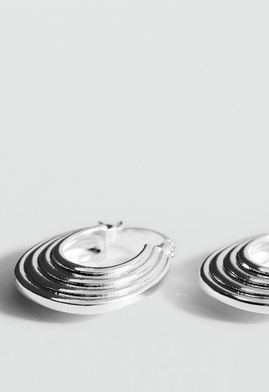 MANGO - Earrings fabiana - silver