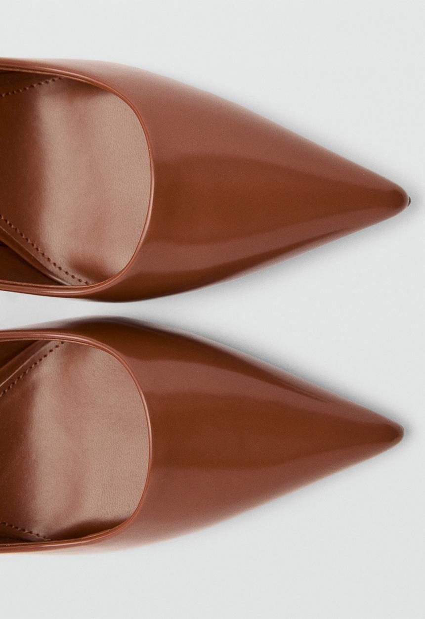 MANGO - Rico heel - dark brown