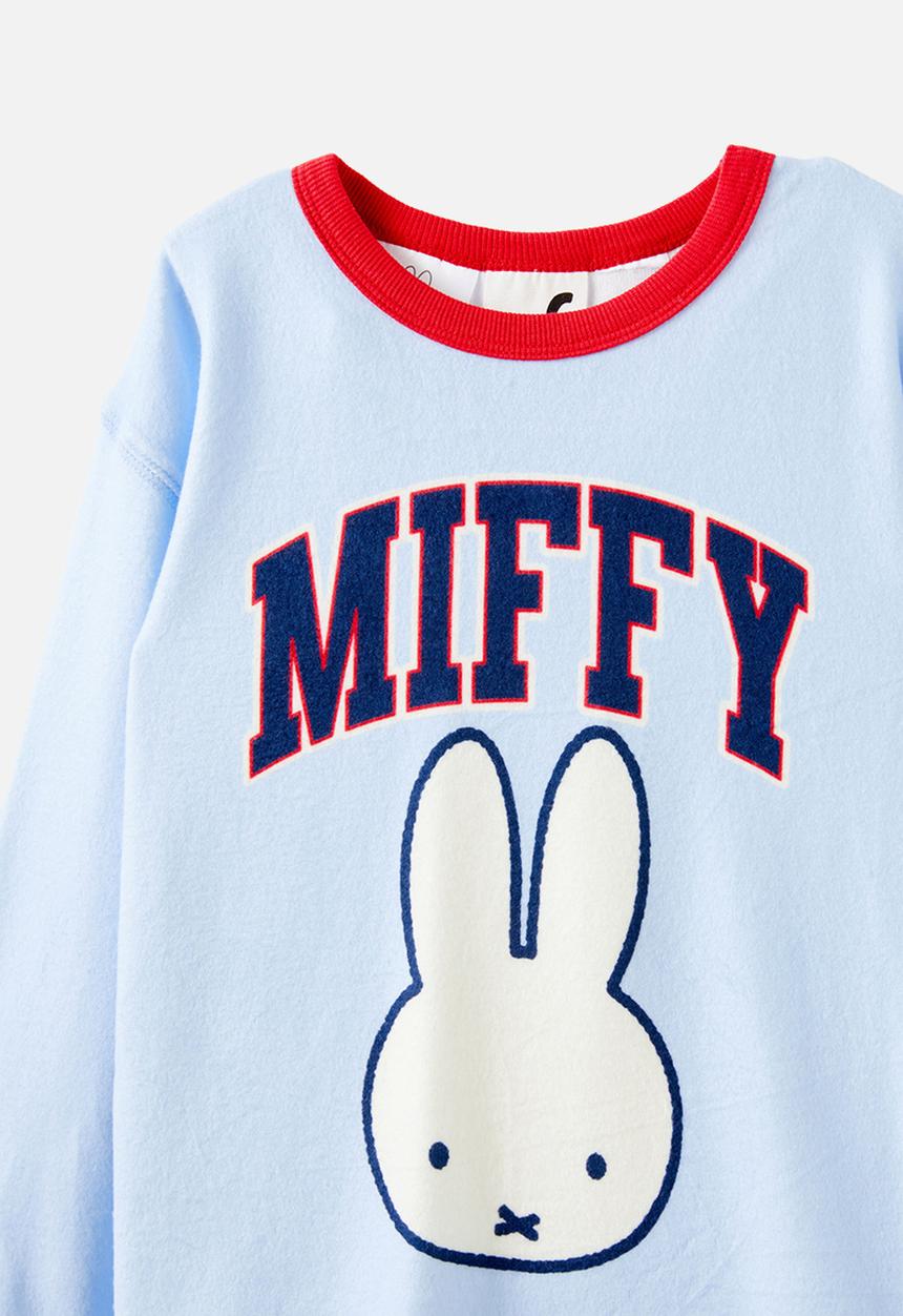 Cotton On - Chuck long sleeve pyjama set licensed - lcn mif dawn blue/ college miffy