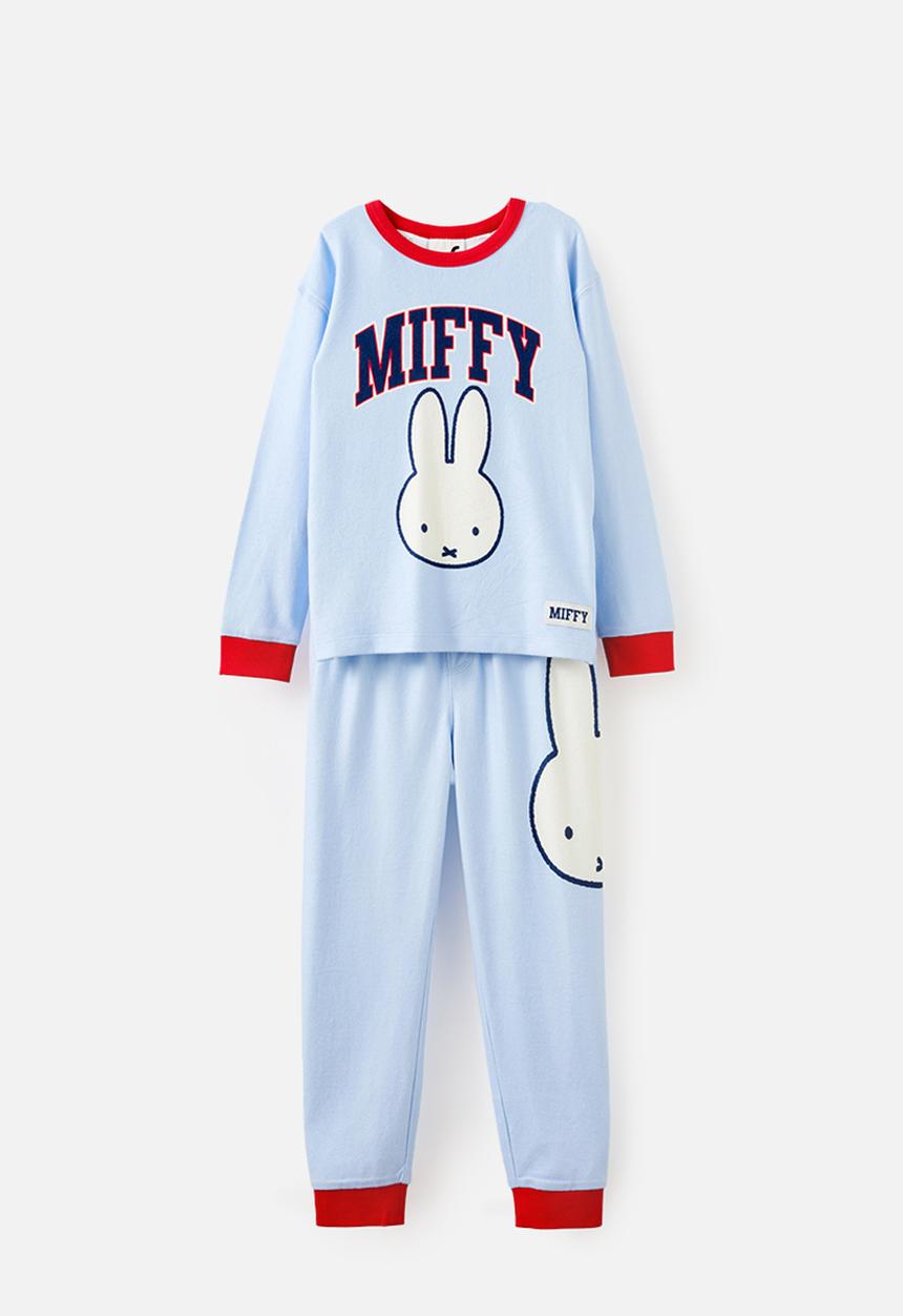 Cotton On - Chuck long sleeve pyjama set licensed - lcn mif dawn blue/ college miffy