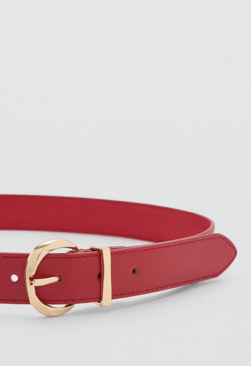 MANGO - Belt twister - red