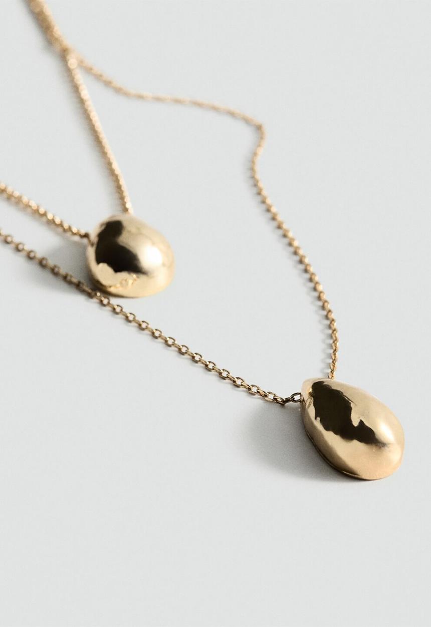 MANGO - Necklace fatima - gold