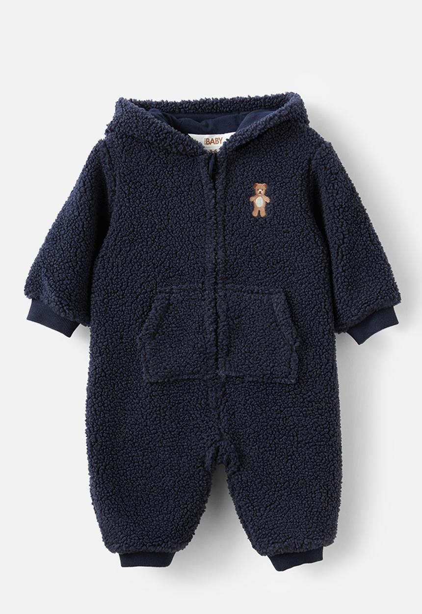 Cotton On - Teddy all in one - navy ink/teddy