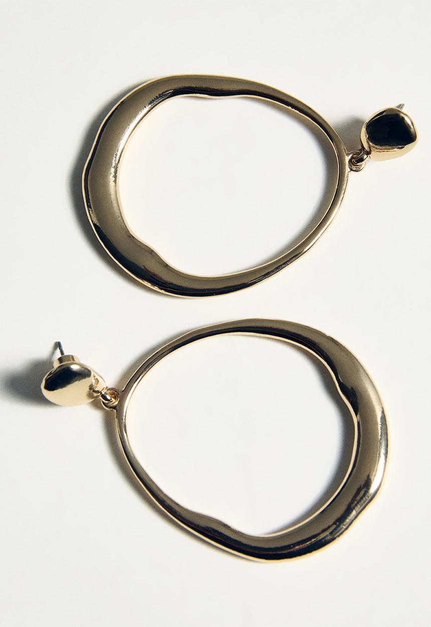 MANGO - Earrings famara  - gold