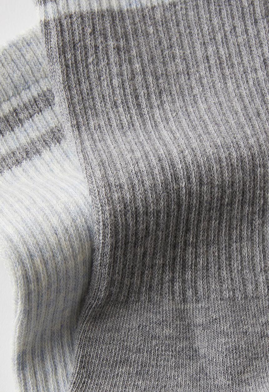 Cotton On - The Perfect Pair Crew Sock 2Pk - Grey Marle
