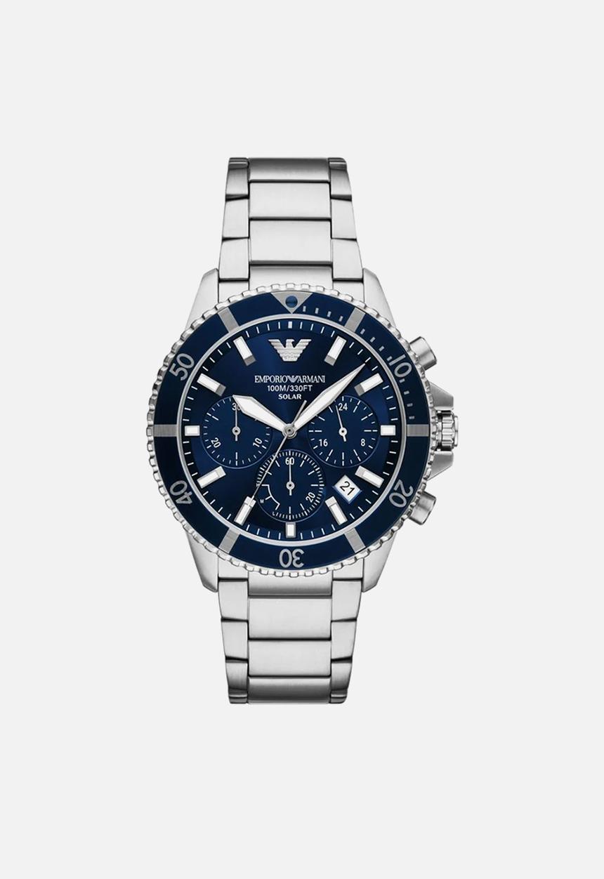Armani Exchange - Emporio Armani men's solar-powered chronograph watch - AR11680