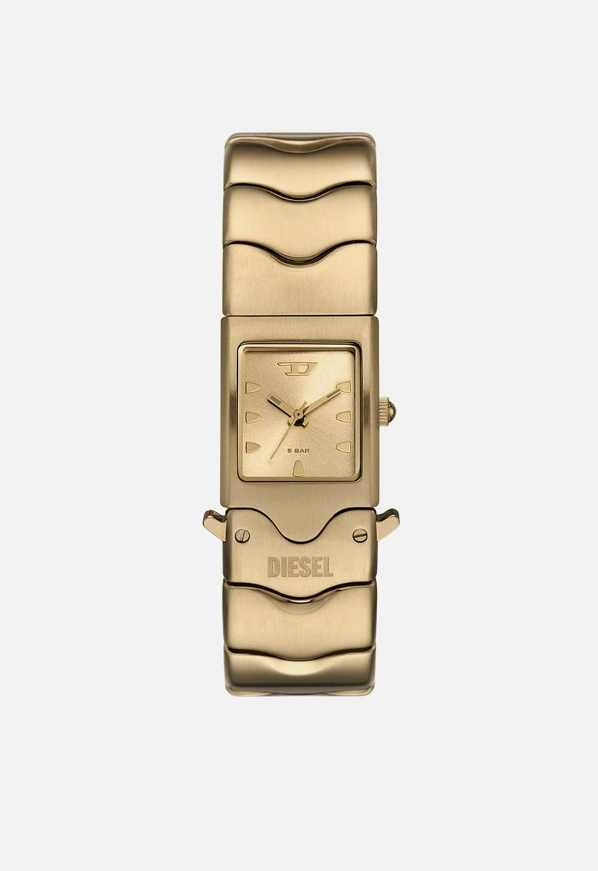Diesel  - Diesel men's closer three-hand watch - gold