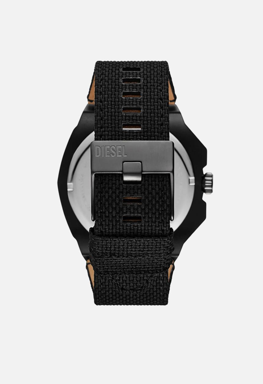 Diesel  - Diesel men's framed solar-powered watch - black