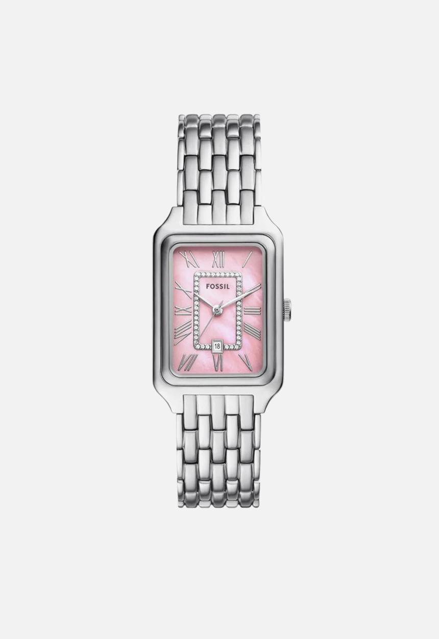 Fossil - Raquel three-hand date watch - silver