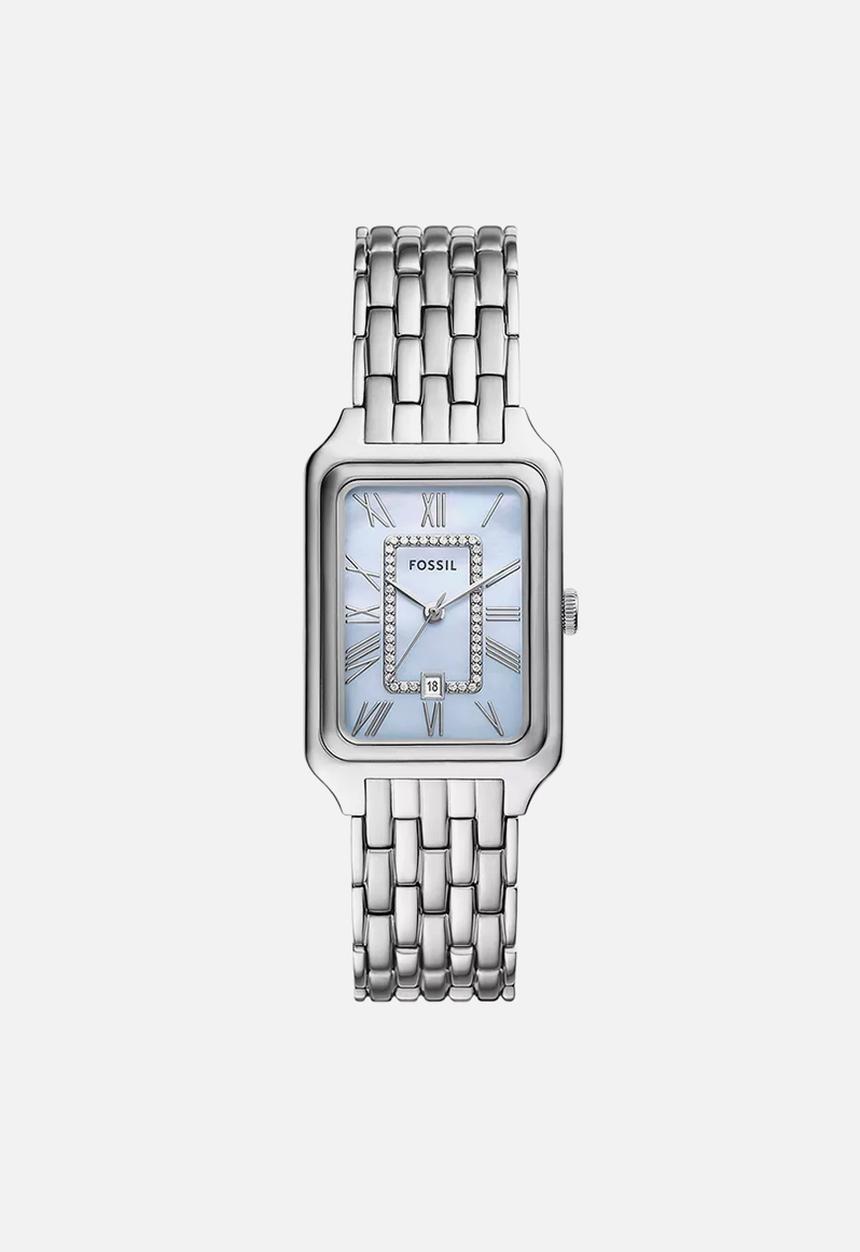 Fossil - Fossil Women's raquel three-hand Date watch - silver
