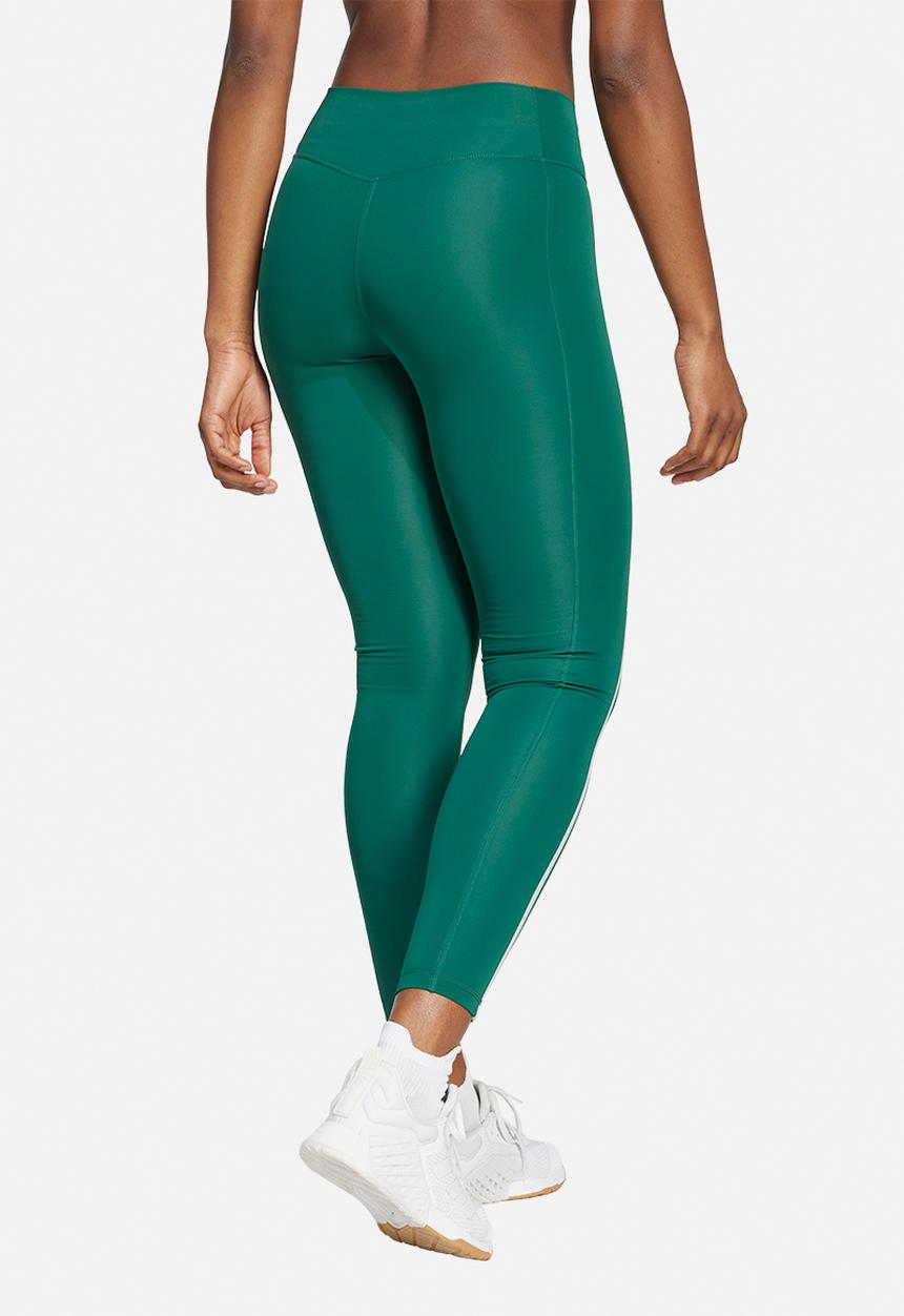 adidas Performance - Legacy legging - Cgreen/Cwhite