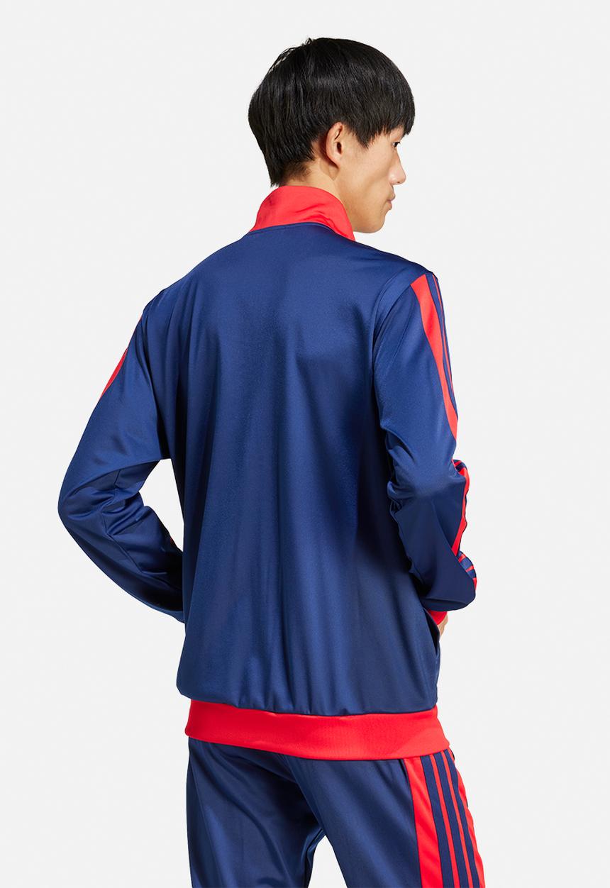 adidas Performance - 3-Stripes Tricot Regular Fit Colourblock Tracktop  - Blue
