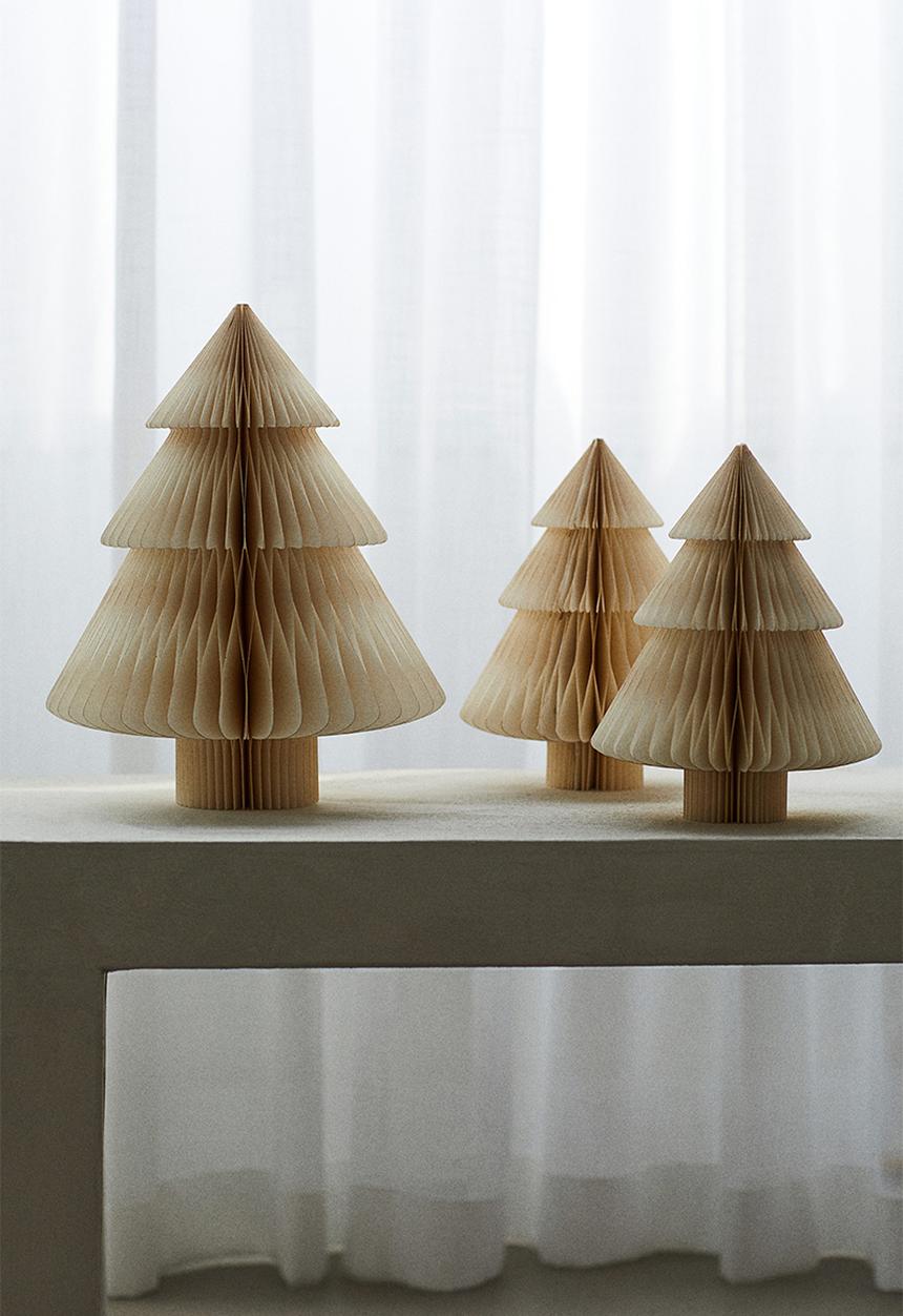 H&M - Paper tree christmas decoration - white